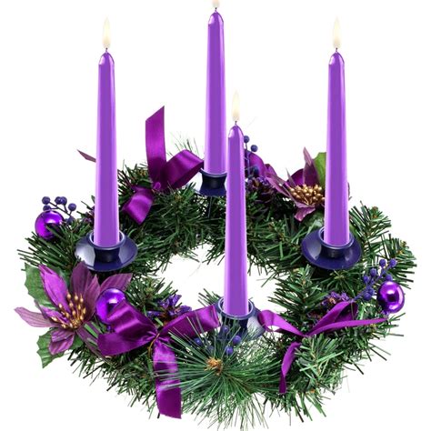 Christmas Advent Wreath Decorations 4 Candles Holder Xmas Advent Candle Holder Wreath For Dining