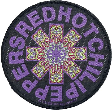 Amazon Red Hot Chili Peppers Men S Totem Woven Patch Black Clothing Shoes Jewelry