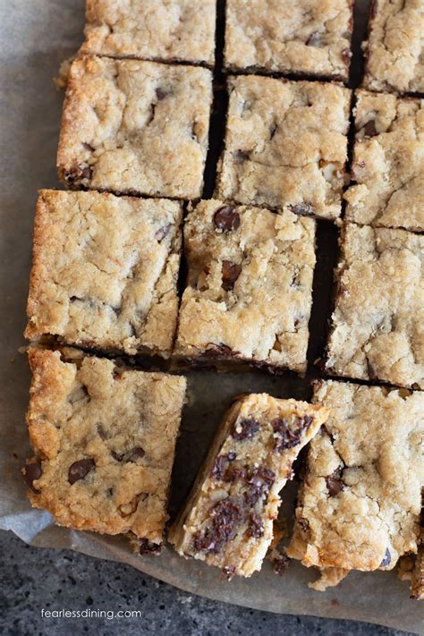 Gluten Free Cookie And Bar Recipes Fearless Dining