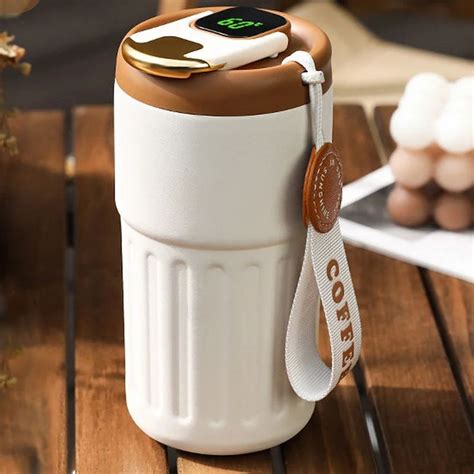 Coffee Thermos With Temperature Display In 2024 Lebensmittel Tassen