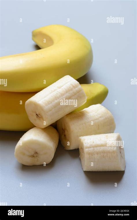 Bananas And Banana Pieces Stock Photo Alamy