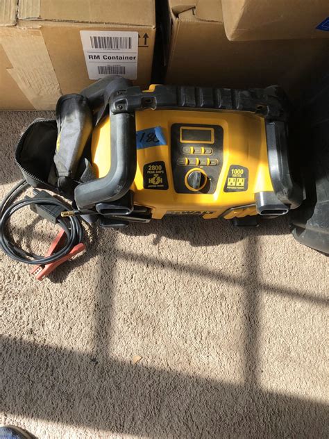 Dewalt Peak Jump Starter Watt Power Inverter With Digital