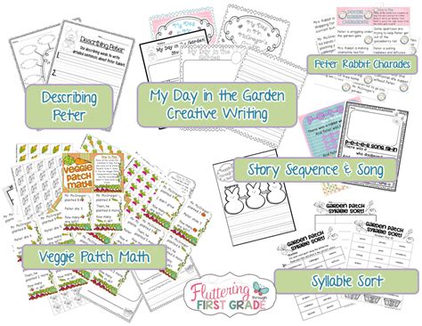 The Tale Of Peter Rabbit Lesson Plans And Activities Fluttering