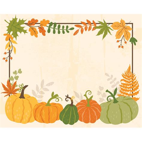 Fall Placemats with Metallic Border 12x15in 12ct - Litin's Party Value