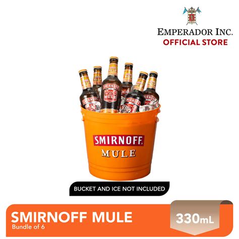 smirnoff mule vodka ginger beer ml bundle   shopee philippines