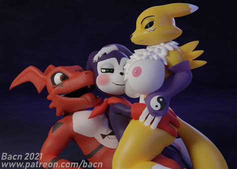 Digi Throuple By Bacn Hentai Foundry