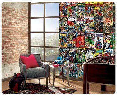 Comic Collectibles: Marvel Comic Book Full Wall Mural - Comic Vine