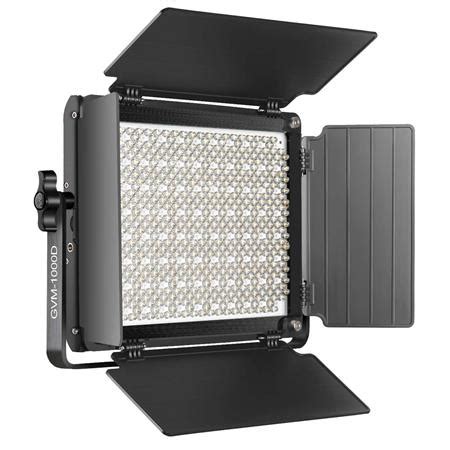 GVM 1000D 45W Bi Color RGB Studio Soft LED Panel Light GVM 1000D