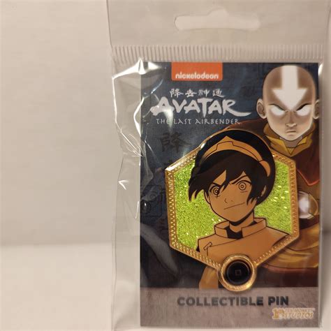 Toph Avatar The Last Airbender Golden Series Collectible Pin