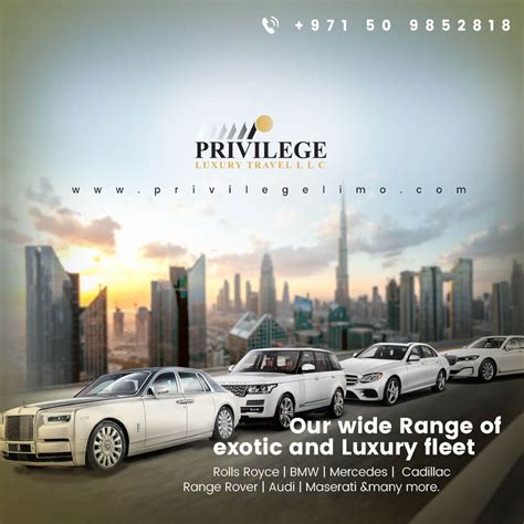 Our Fleet Chauffeur Driven Car In Dubai UAE