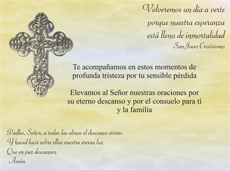 TARJETAS Y ORACIONES CATOLICAS: CONDOLENCIAS