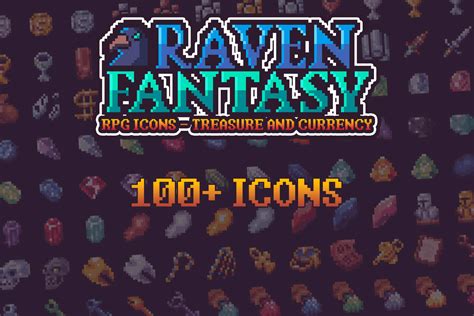 Treasure Currency Gems And Loot Pixel Art Icon Pack Craftpix Net