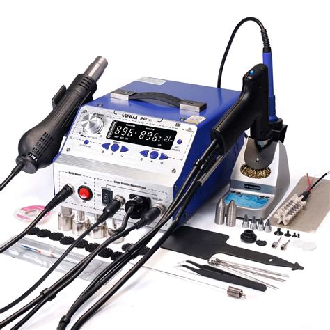 YIHUA II In Hot Air Rework Soldering Iron And Desoldering Suction Tin Gun Station With