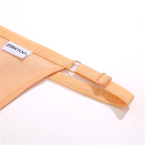 Finetoo Hot Cotton Thongs Sexy Comfortable Underwear