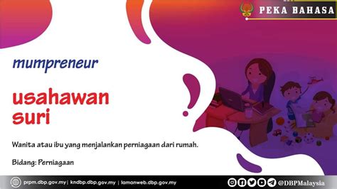 Dewan Bahasa Dan Pustaka On Twitter Peka Bahasa Usahawan Suri Sumber