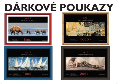 Dárkové poukazy art1