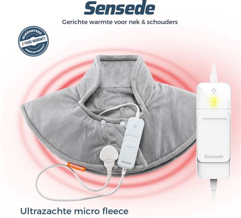 Sensede Deep Relax Nek En Schouder Warmtekussen 3 Warmte Niveaus