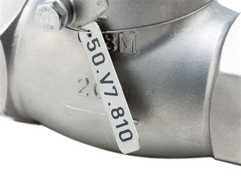 SS Tags For Valves Instruments Braeco Sales