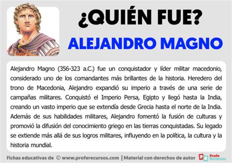 ¿quién Fue Alejandro Magno