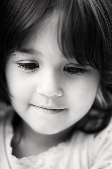 Tired And Happy Black And White Portraits Kids Portraits Black And