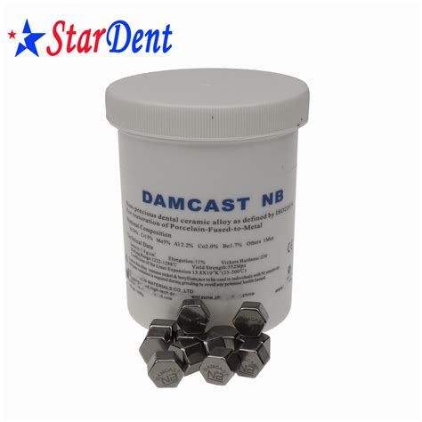 Dental Damcast Nb Ceramic Alloy Nickel Chrome With Beryllium Dental