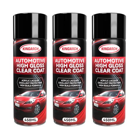 Automotive Quick Coat Crystal Clear Coat Spray Paint Acrylic Varnish