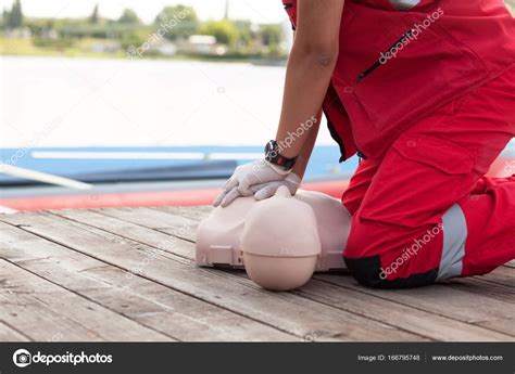 Drowning first aid. CPR. Stock Photo by ©macor 166795748