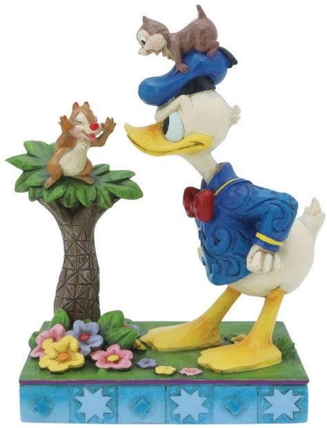 Jim Shore Disney 6010884 Donald With Chip And Dale Figurine Duck