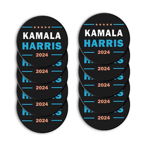 Ysaboxs Kamala Harris For President Button Sets Campaign Election