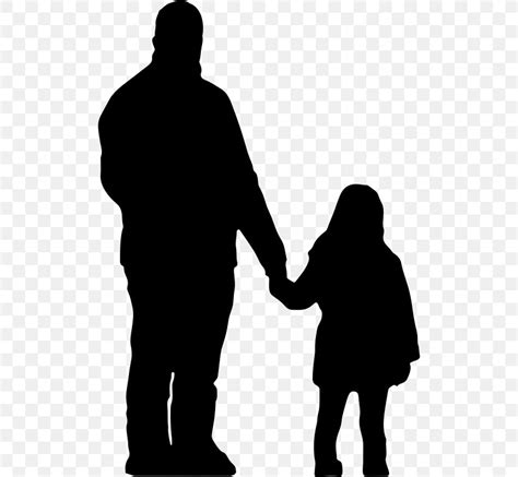 Father Daughter Silhouette Parent Clip Art, PNG, 510x756px, Father ...