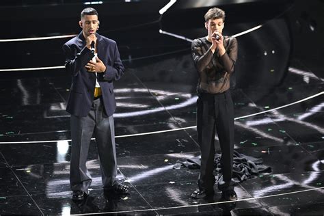 Festival Di Sanremo Vincono Mahmood E Blanco Ecco Il Podio