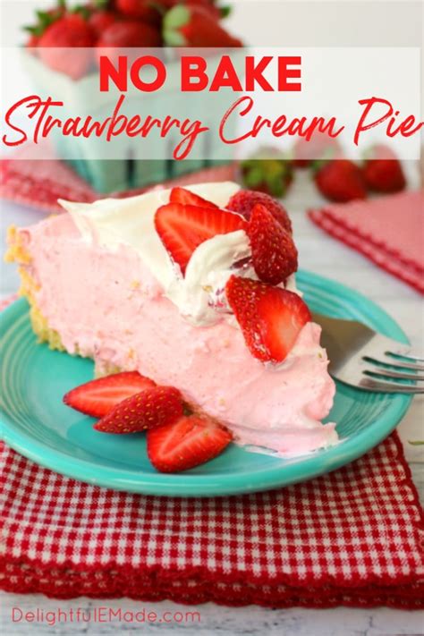 Creamy Strawberry Pie The Ultimate Easy Strawberry Cream Pie Recipe