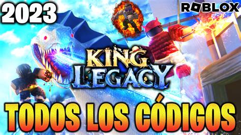 TODOS los CÓDIGOS de KING LEGACY activos de 2023 de ROBLOX