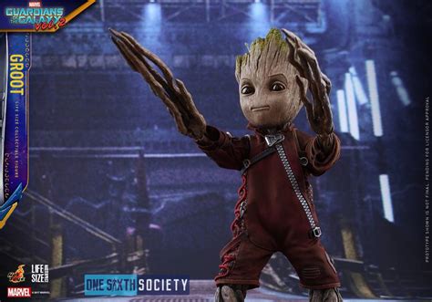 Hot Toys Guardians Of The Galaxy Vol 2 Baby Groot One Sixth Society