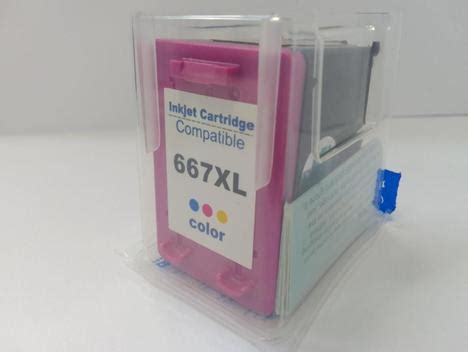 Cartucho 667xl Color Compativel Para Deskjet 2376 2774 2776 6476