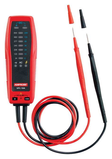 Vpc A Amprobe Fluke Voltage Tester V To V Led