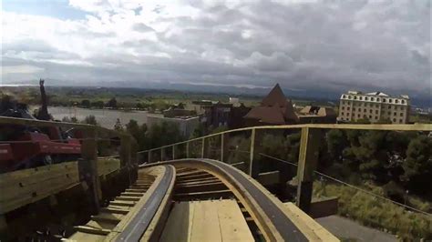 ⁶⁰fps Stampida Wooden Roller Coaster Portaventura Pov Youtube