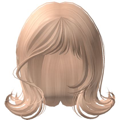 Short Swirly Girly Hairstyle Blonde Roblox