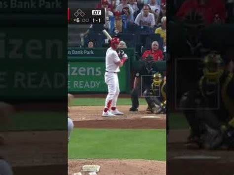 Bryce Harper Has NO Intention Of Swinging Vs Brewers Mlb Phillies