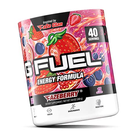 G FUEL Energy Formula | FaZeberry Tub | Pomegranate, Strawberry, Acai