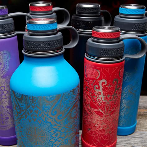 laser engraved bottles phil lewis art
