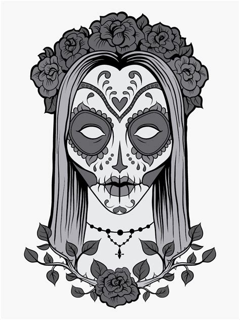 Female Sugar Skull Svg Goimages Talk