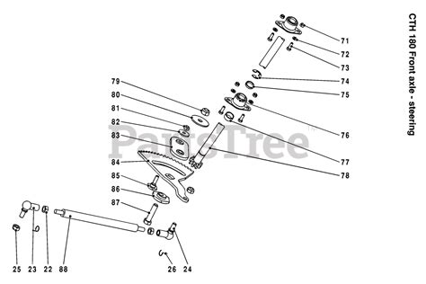 Husqvarna CTH 180 Husqvarna Lawn Tractor 1999 01 FRONT AXLE 2 Parts