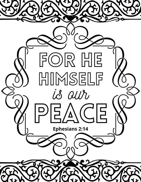 Ephesians 2 8 Coloring Page Coloring Pages