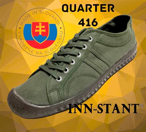 Inn Stant Canvas Olive Lo Top Sneaker Shoes Made In Slovakia