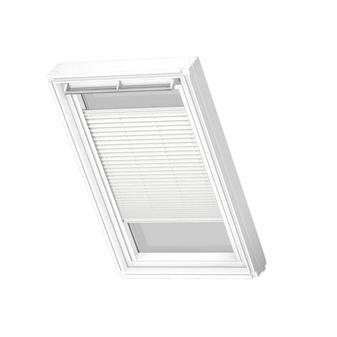 Velux Plissegordijn Fhl Sk06 1016swl Lichtdoorlatend Handbediend Wit Design Bmn