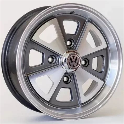 Rodas Porsche 914 P Vw Fusca Aro 15x6 4x130 Jogo Frete