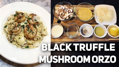 Black Truffle Mushroom Recipe Youtube