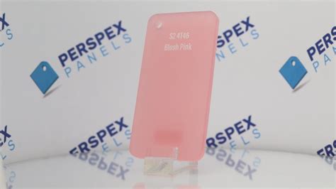 Blush Pink Frost Perspex S2 4T46 Perspex Panels YouTube