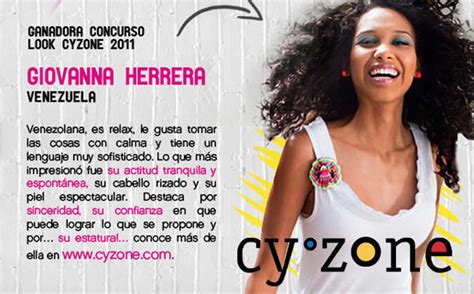 Giovanna Herrera Chica Look Cyzone Venezuela 2011 Se Une Al American